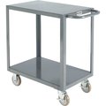 Global Industrial Welded Steel Utility Cart, 3 Flush Shelves, 18Wx30L 800456